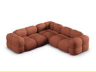 Coltar simetric 4 locuri, Loretto, Cosmopolitan Design, 250x250x68 cm, tesatura structurata, corai