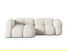 Coltar stanga 3 locuri, Loretto, Cosmopolitan Design, 250x147x68 cm, tesatura structurata, bej