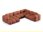 Coltar panoramic dreapta 5 locuri, Loretto, Cosmopolitan Design, 345x250x68 cm, tesatura structurata, corai
