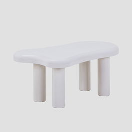 Masuta de cafea Alto, Homla, 100x60x45 cm, MDF, gri lucios