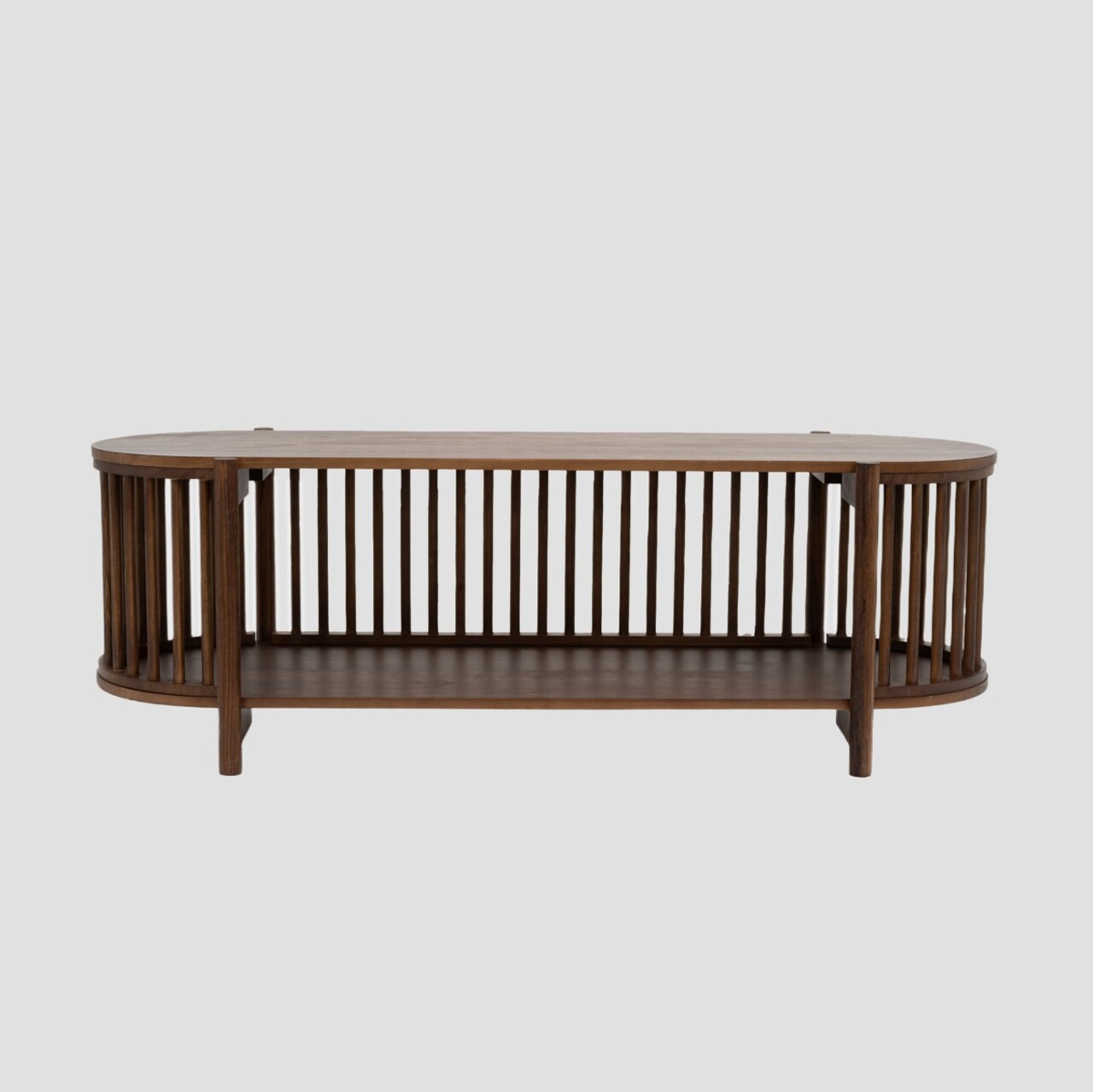 Comoda TV Vox, Homla, 120x40x40 cm, lemn, maro