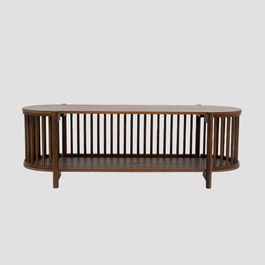 Comoda TV Vox, Homla, 120x40x40 cm, lemn, maro