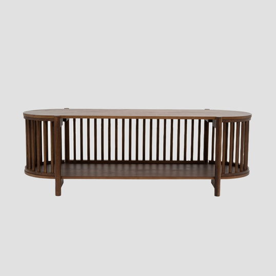 Comoda TV Vox, Homla, 120x40x40 cm, lemn, maro