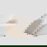 Fotoliu Helmi, Homla, 108x87x73 cm, MDF/metal/poliester, ecru