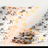 Lenjerie de pat King Size, Ghost Town, Homla, 3 piese, 200x220 cm, microfibra din poliester, multicolor