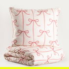 Lenjerie de pat King Size, Vivienne, Homla, 3 piese, 200x220 cm, microfibra din poliester, alb/roz