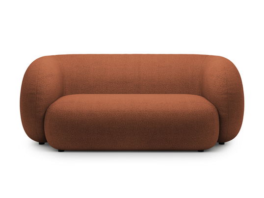 Canapea modulara 2 locuri, Kate, Micadoni, 183x99x76 cm, tesatura boucle, teracota