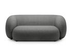 Canapea modulara 2 locuri, Kate, Micadoni, 183x99x76 cm, tesatura boucle, gri inchis
