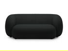 Canapea modulara 2 locuri, Kate, Micadoni, 183x99x76 cm, tesatura boucle, negru