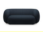 Canapea modulara 2 locuri, Kate, Micadoni, 183x99x76 cm, tesatura boucle, albastru inchis
