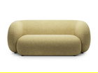 Canapea modulara 2 locuri, Kate, Micadoni, 183x99x76 cm, tesatura structurata, galben melanj