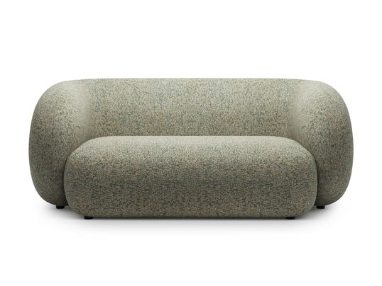 Canapea modulara 2 locuri, Kate, Micadoni, 183x99x76 cm, tesatura structurata, verde muschi melanj