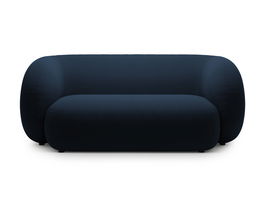 Canapea modulara 2 locuri, Kate, Micadoni, 183x99x76 cm, catifea, albastru regal