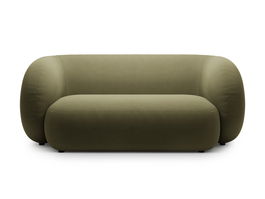 Canapea modulara 2 locuri, Kate, Micadoni, 183x99x76 cm, catifea, verde