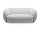 Canapea modulara 2 locuri, Kate, Micadoni, 183x99x76 cm, catifea, gri deschis