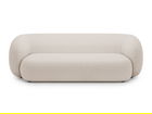 Canapea modulara 3 locuri, Kate, Micadoni, 213x99x76 cm, tesatura boucle, bej
