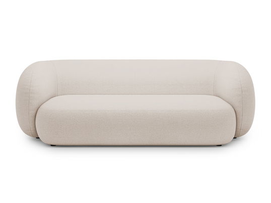 Canapea modulara 3 locuri, Kate, Micadoni, 213x99x76 cm, tesatura boucle, bej