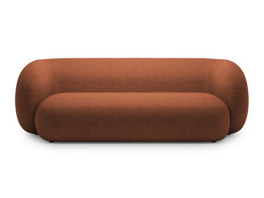 Canapea modulara 3 locuri, Kate, Micadoni, 213x99x76 cm, tesatura boucle, teracota