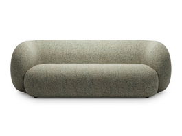 Canapea modulara 3 locuri, Kate, Micadoni, 213x99x76 cm, tesatura structurata, verde muschi melanj