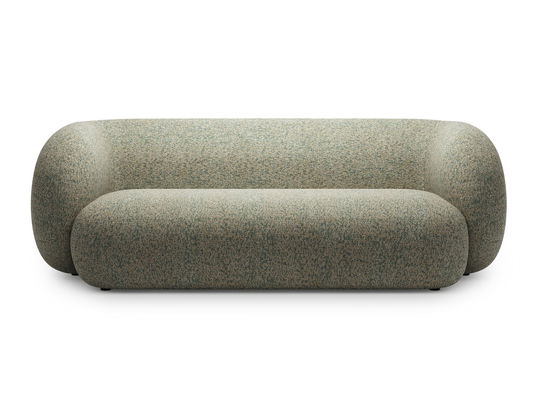 Canapea modulara 3 locuri, Kate, Micadoni, 213x99x76 cm, tesatura structurata, verde muschi melanj