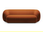 Canapea modulara 3 locuri, Kate, Micadoni, 213x99x76 cm, catifea, teracota