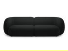 Canapea modulara 4 locuri, Kate, Micadoni, 243x99x76 cm, tesatura boucle, negru