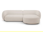 Coltar dreapta 3 locuri, Kate, Micadoni, 285x176x76 cm, tesatura boucle, bej