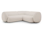 Coltar dreapta 4 locuri, Kate, Micadoni, 252x220x76 cm, tesatura boucle, bej