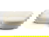 Coltar dreapta 2 locuri, Kate, Micadoni, 255x176x76 cm, tesatura structurata, bej deschis
