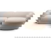 Coltar dreapta 2 locuri, Kate, Micadoni, 255x176x76 cm, catifea, bej
