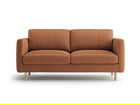 Canapea 2 locuri, Eden, Micadoni, 146x92x90 cm, catifea, miere