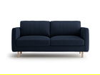 Canapea 2 locuri, Eden, Micadoni, 146x92x90 cm, catifea, albastru inchis