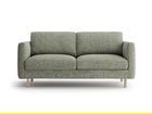 Canapea 2 locuri, Eden, Micadoni, 146x92x90 cm, tesatura structurata, verde muschi melanj