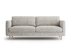 Canapea 3 locuri, Eden, Micadoni, 173x92x90 cm, tesatura structurata, bej melange