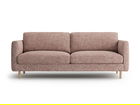 Canapea 3 locuri, Eden, Micadoni, 173x92x90 cm, tesatura structurata, roz melanj