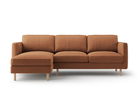 Coltar stanga 3 locuri, Eden, Micadoni, 250x150x90 cm, catifea, miere