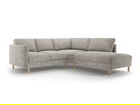 Coltar dreapta 4 locuri, Eden, Micadoni, 267x234x90 cm, tesatura structurata, bej melange