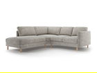 Coltar stanga 4 locuri, Eden, Micadoni, 267x234x90 cm, tesatura structurata, bej melange