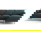 Coltar dreapta 3 locuri, Eden, Micadoni, 223x150x90 cm, tesatura structurata, verde albastrui melanj