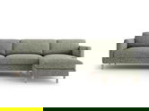 Coltar dreapta 4 locuri, Eden, Micadoni, 286x150x90 cm, tesatura structurata, verde muschi melanj