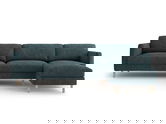 Coltar dreapta 4 locuri, Eden, Micadoni, 286x150x90 cm, tesatura structurata, verde albastrui melanj