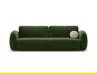 Canapea extensibila 3 locuri, Tonale, Cosmopolitan Design, 262x105x88 cm, catifea, verde army
