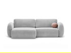 Coltar extensibil reversibil 4 locuri, Tonale, Cosmopolitan Design, 262x149x88 cm, catifea, gri