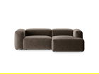 Coltar dreapta 2 locuri, Bergamo, Cosmopolitan Design, 244x152x70 cm, tesatura structurata, cappuccino