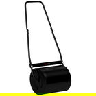 Outsunny Roleu de Gazon Grădină din Oțel cu mâner dim. 47L x 32l x 105H cm lestare Max. 30 L Negru | Aosom Romania