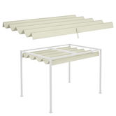 Outsunny Acoperiș de schimb pentru pergolă, material de înlocuire, protecție solară Anti-UV 30+ pentru pergolă de 3 x 2 m | Aosom Romania