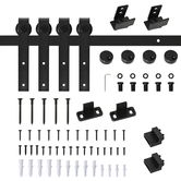 HOMCOM Set Complet Ușă Glisantă de 183 cm - Perfect pentru orice spațiu | Aosom Romania
