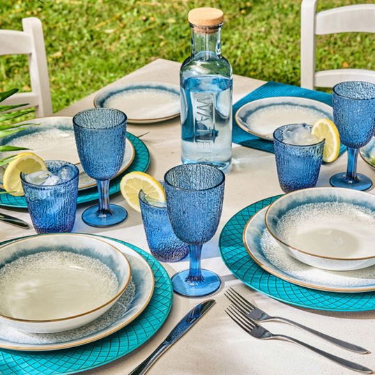 Serviciu de masa 18 piese Madison Oasi, Tognana Porcellane, portelan, multicolor