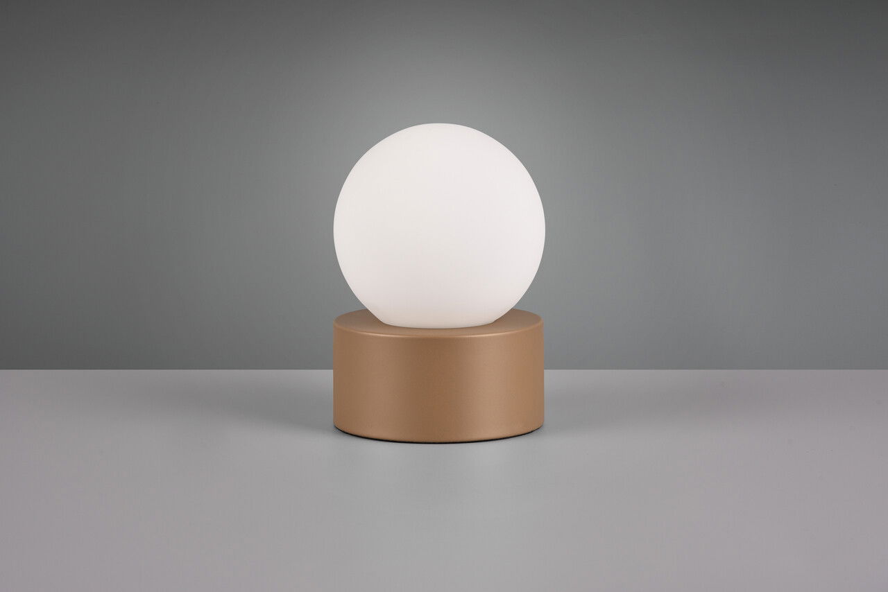 Lampa de masa Countess, RL, 12x17 cm, 25W, 1x E14, metal, bronz