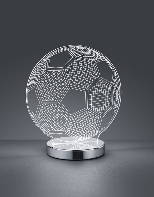 Lampa de masa Ball, RL, 20x12x22 cm, 7W, 1x SMD, metal, argintiu